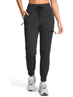 Cozy Fleece Lined Joggers for Women | Hiking Pants with 4 Pockets, Comfy Fit